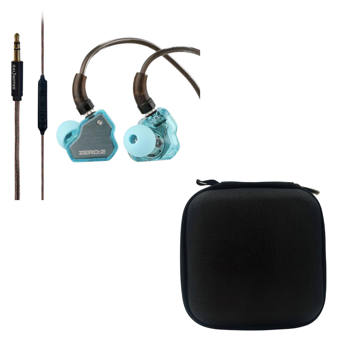 7HZ x Crinacle Zero 2 IEM 3.5mm With Mic & EarAudio Carry Case