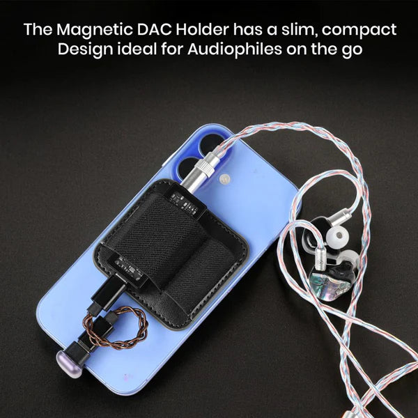 AUDIOCULAR AC42 Magnetic DAC Dongle Holder – MagSafe-Compatible Holster