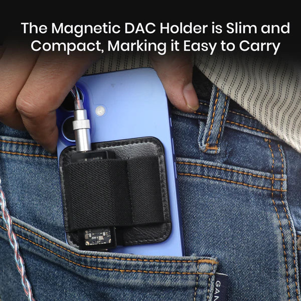 AUDIOCULAR AC42 Magnetic DAC Dongle Holder – MagSafe-Compatible Holster