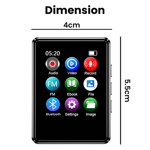 AUDIOCULAR M01 Portable Mp3 Music Player With FM & Built-in Speaker