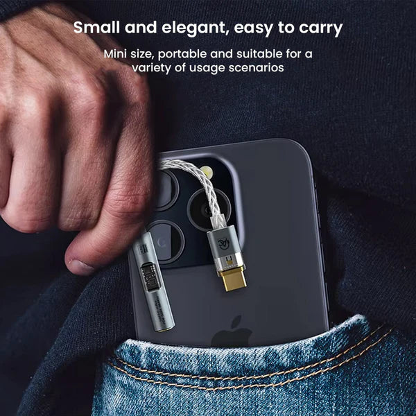 AUDIOCULAR SPARK Hi-Res Portable DAC Dongle CX31993 + MAX Amp - Black