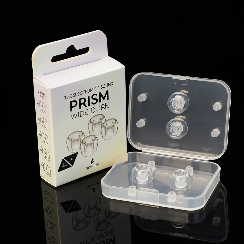 DIVINUS Prism Wide Bore LSR Eartips
