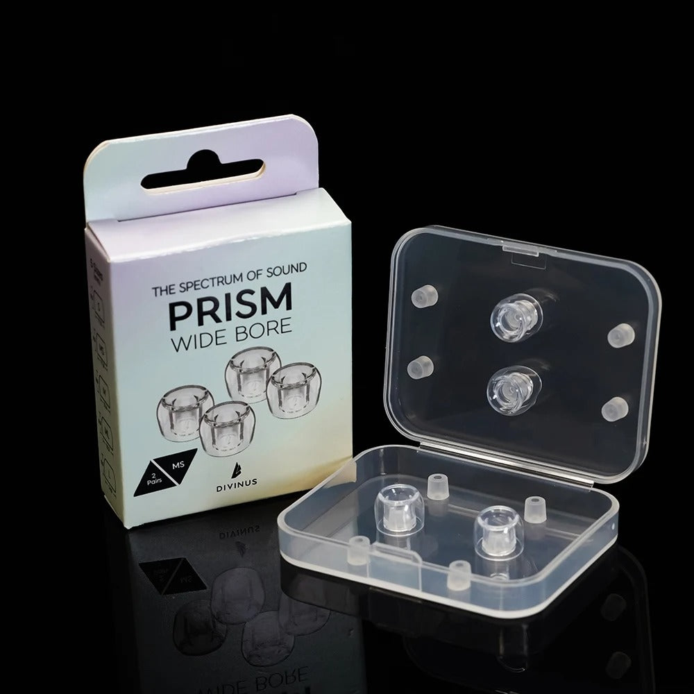 DIVINUS Prism Wide Bore LSR Eartips