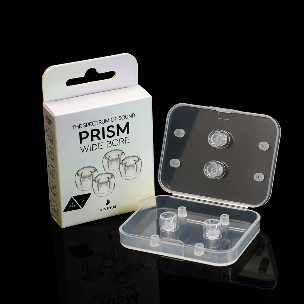 DIVINUS Prism Wide Bore LSR Eartips