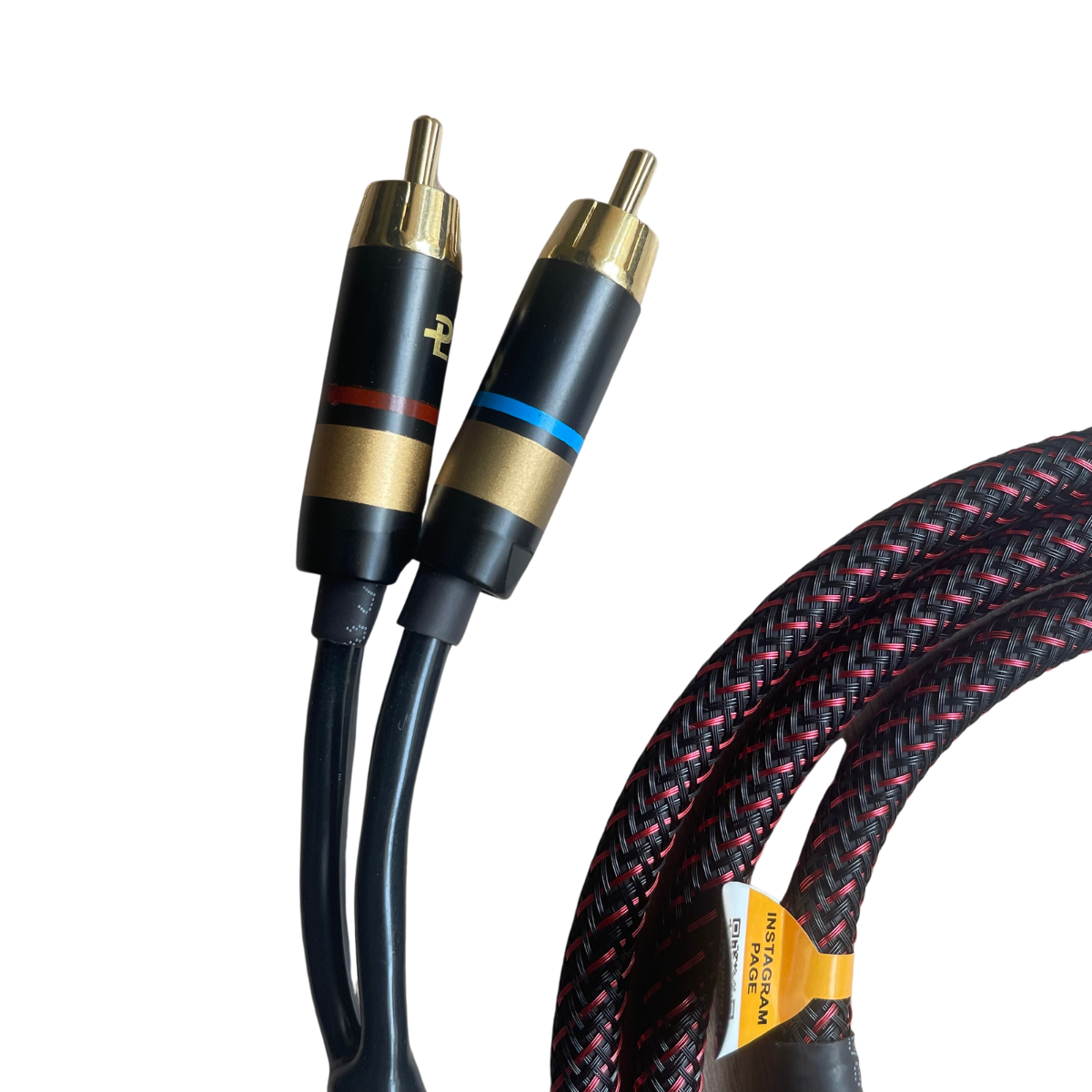EarAudio Premium Dual RCA To 3.5mm Male Interconnects Cable