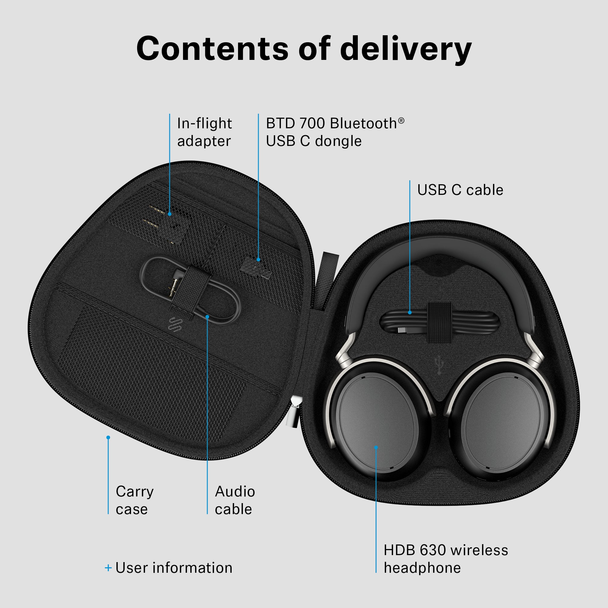 Sennheiser HDB 630 Audiophile Grade Active Noise-Cancelling Wireless Headphones