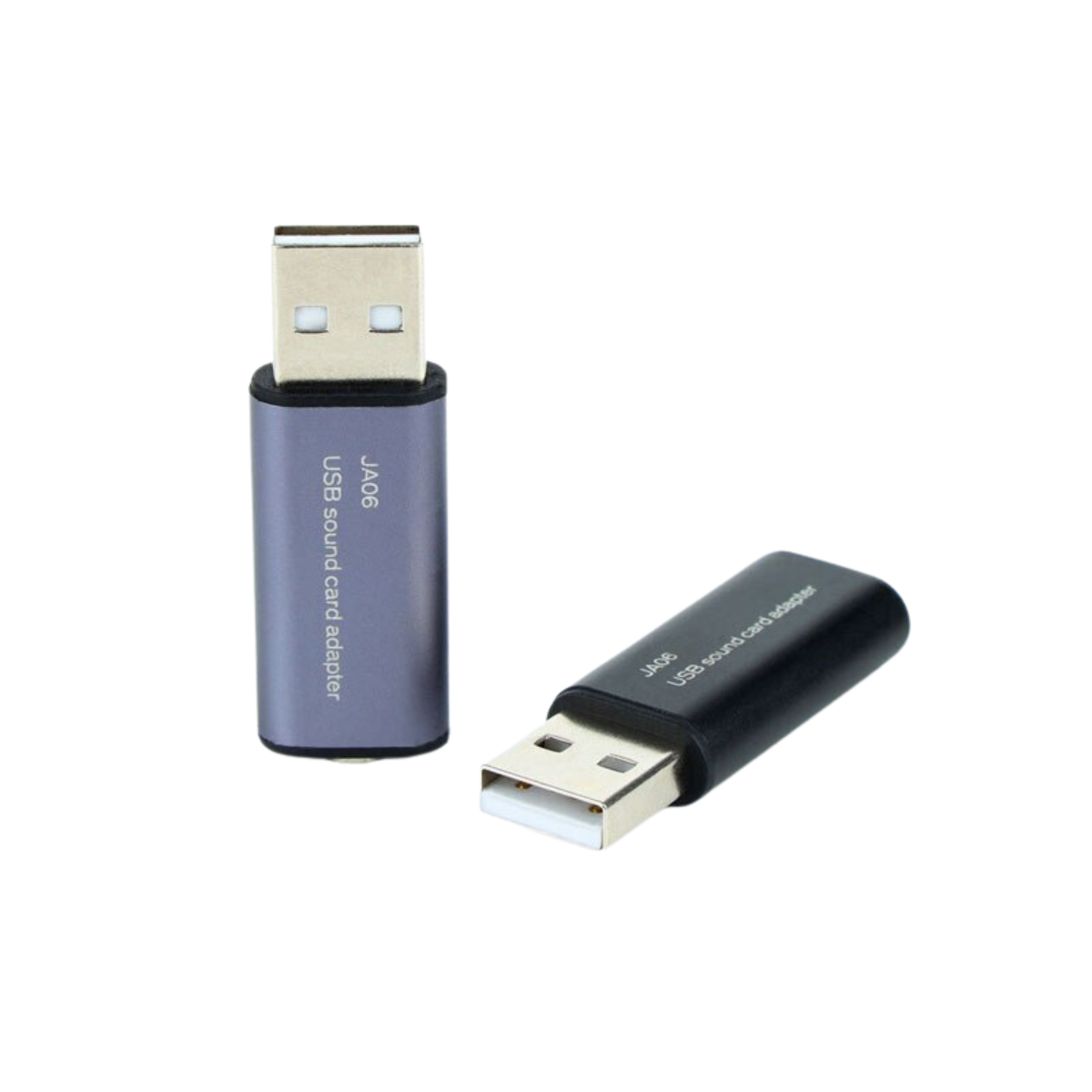 JCALLY JA06 USB External Sound Card Converter - Connects 3.5mm Earphones with Mic