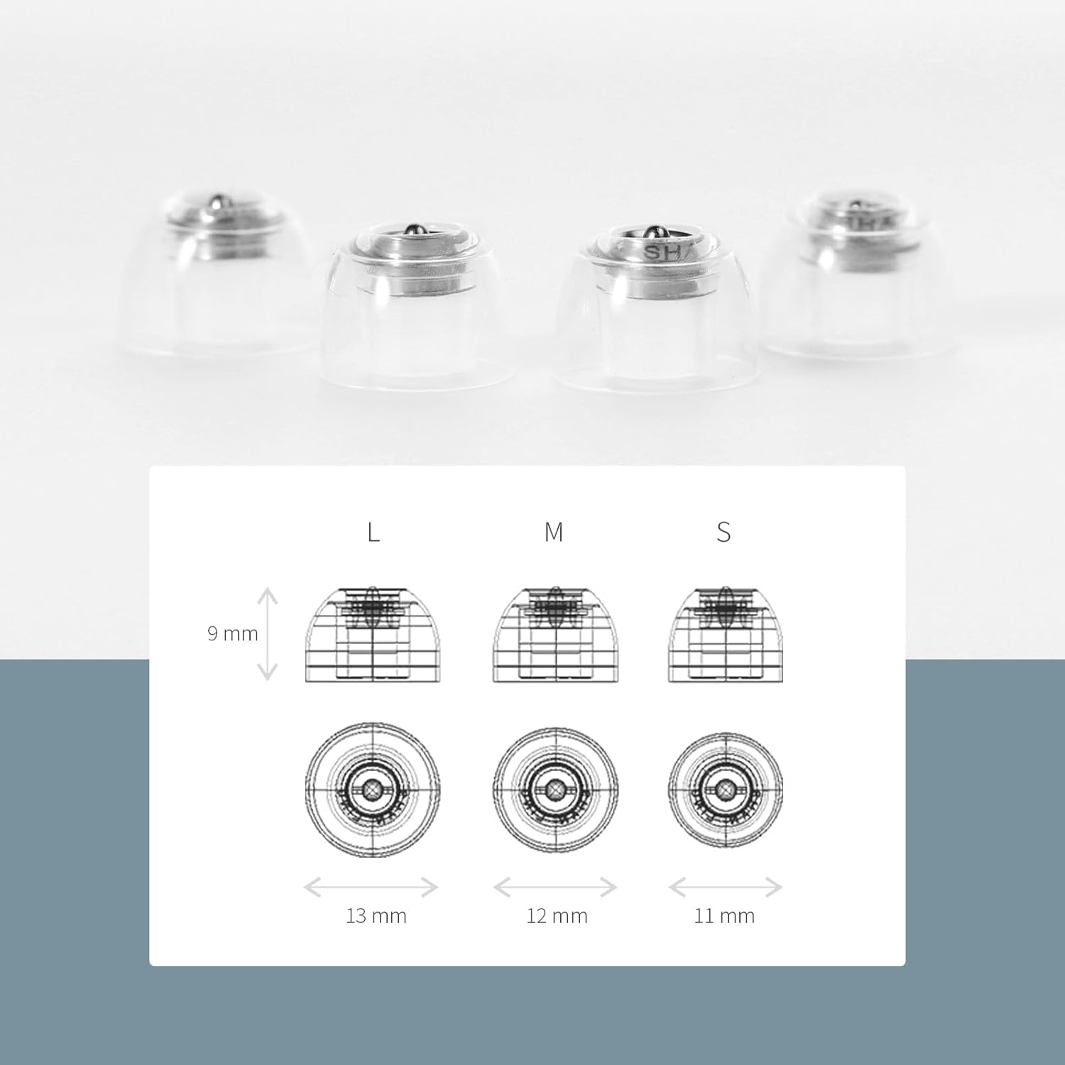 Shanling SE100 Silicone Eartips For IEMS