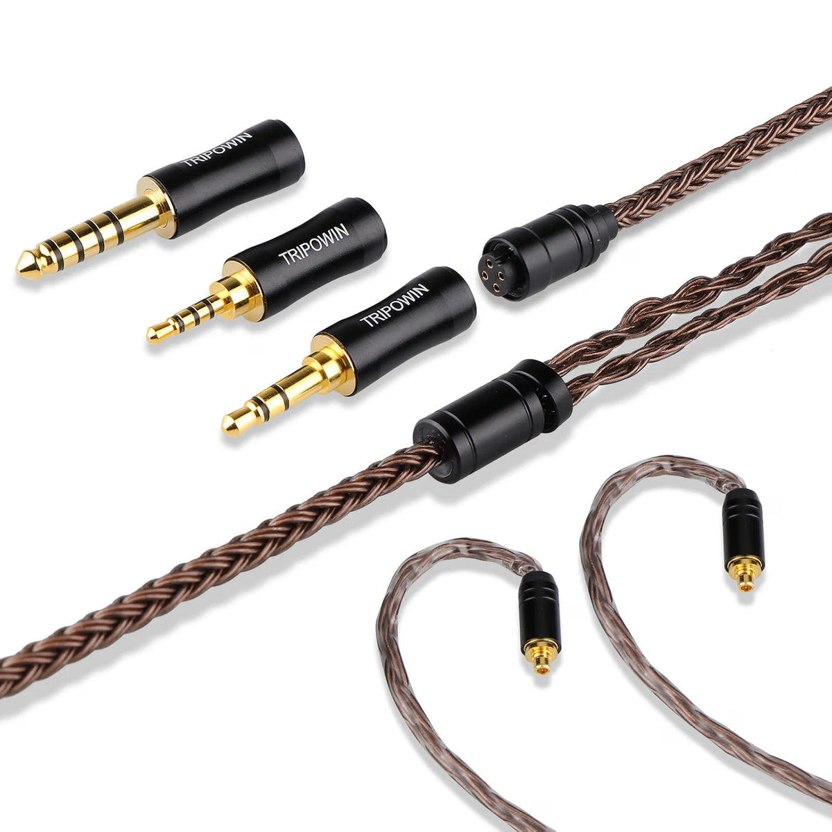 TRIPOWIN Amber Modular Upgrade Cable For IEMS