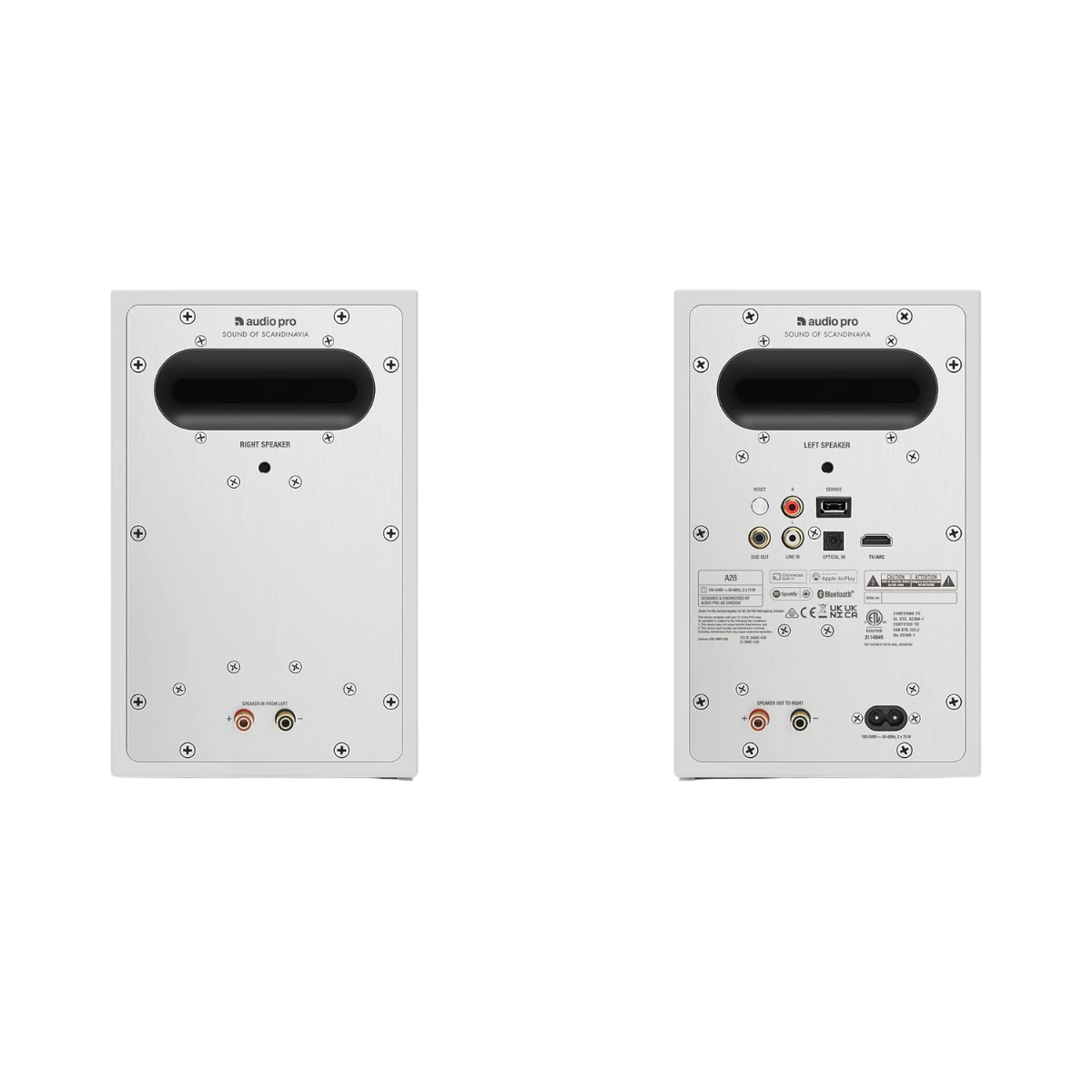 Audio Pro A28 Wireless & WiFi Bookshelf Speaker - The Audio Store