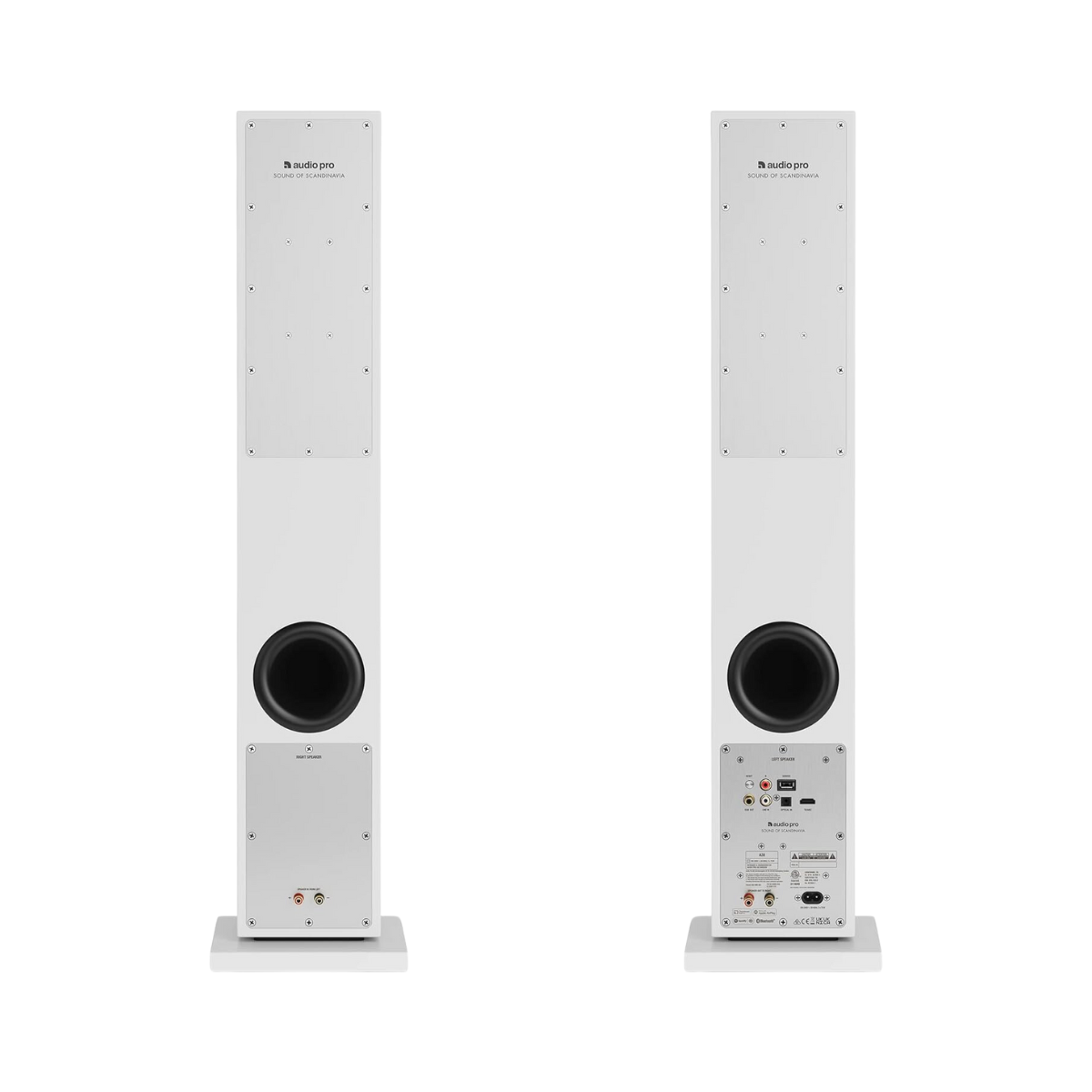 Audio Pro A38 Wireless & WiFi Floor Standing Speakers - The Audio Store