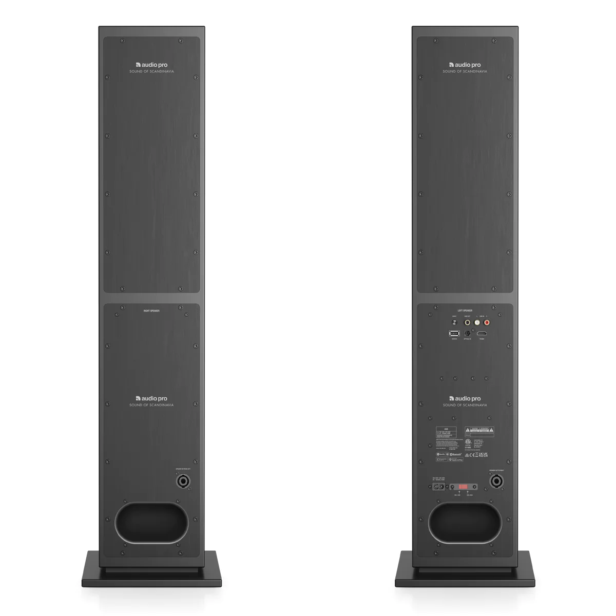 Audio Pro A48 Wireless & WiFi Floor Standing Speakers - The Audio Store