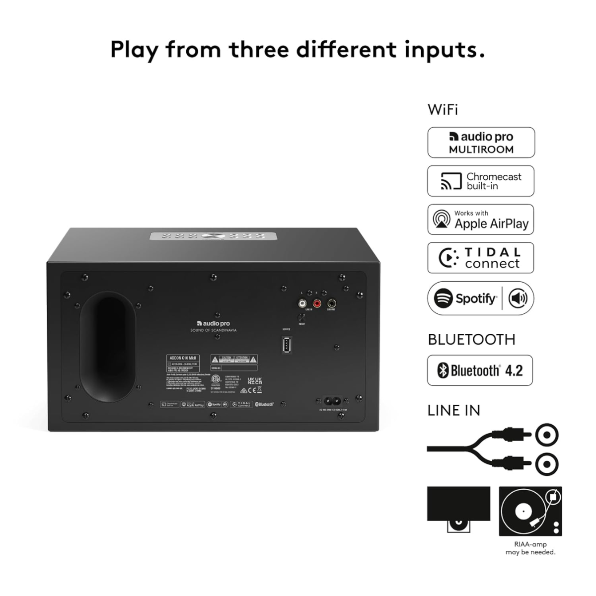 Audio Pro Addon C10MKII Multi-Room Wireless & WiFi Speaker - The Audio Store