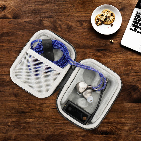 AUDIOCULAR AC-14 PU Leather Carry Case For Earphones and In-ear monitors