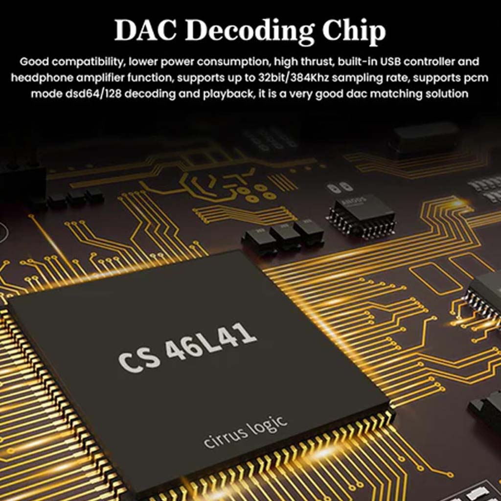 AUDIOCULAR D08 CS-PRO Audio CS46L41 Type-C to 3.5mm DAC dongle - The Audio Store