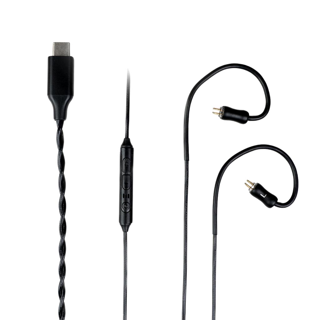 AUDIOCULAR C05 Type-C Cable with In-Built CX31993 DAC Chip & Microphone for IEMs - The Audio Store
