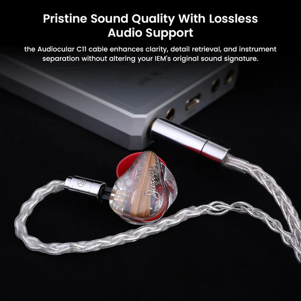 AUDIOCULAR C11 8-Core 4N OCC Modular Cable For IEMs