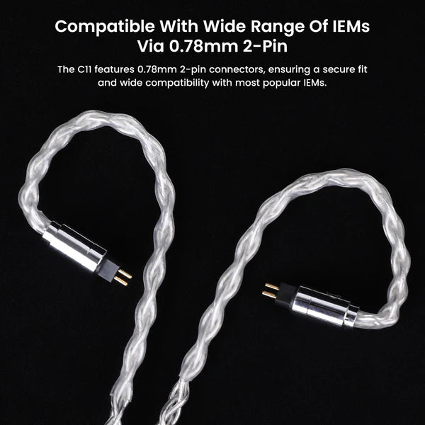 AUDIOCULAR C11 8-Core 4N OCC Modular Cable For IEMs