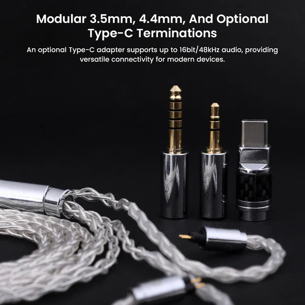 AUDIOCULAR C11 8-Core 4N OCC Modular Cable For IEMs