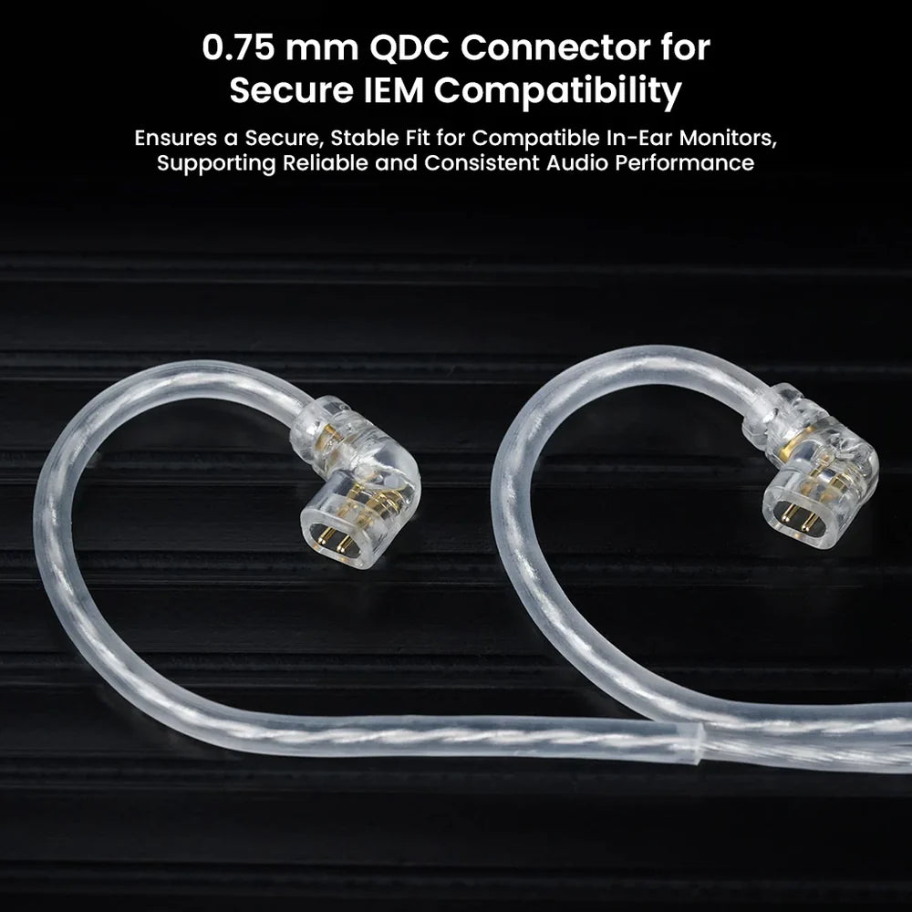 AUDIOCULAR C18 Type-C Cable with In-Built DAC Chip & Microphone for IEMs