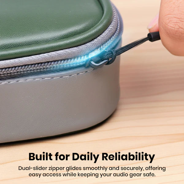 AUDIOCULAR CRATE AC43 PU Leather Carry Case For Earphones and In-ear monitors