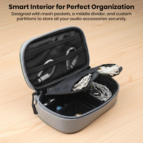 AUDIOCULAR CRATE AC43 PU Leather Carry Case For Earphones and In-ear monitors