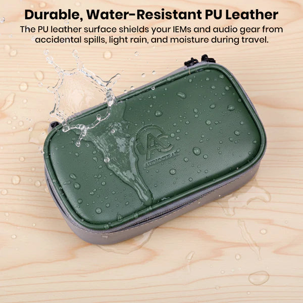 AUDIOCULAR CRATE AC43 PU Leather Carry Case For Earphones and In-ear monitors