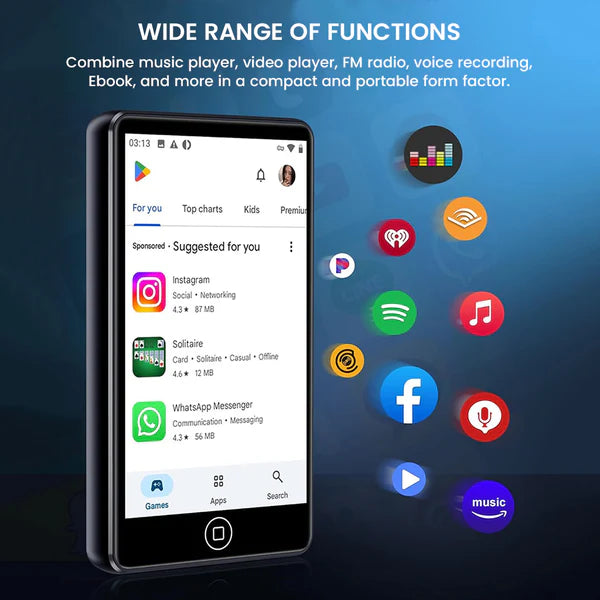 AUDIOCULAR M302 Portable Android Mp3 Music Player