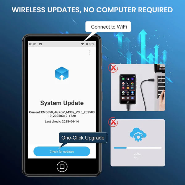 AUDIOCULAR M302 Portable Android Mp3 Music Player