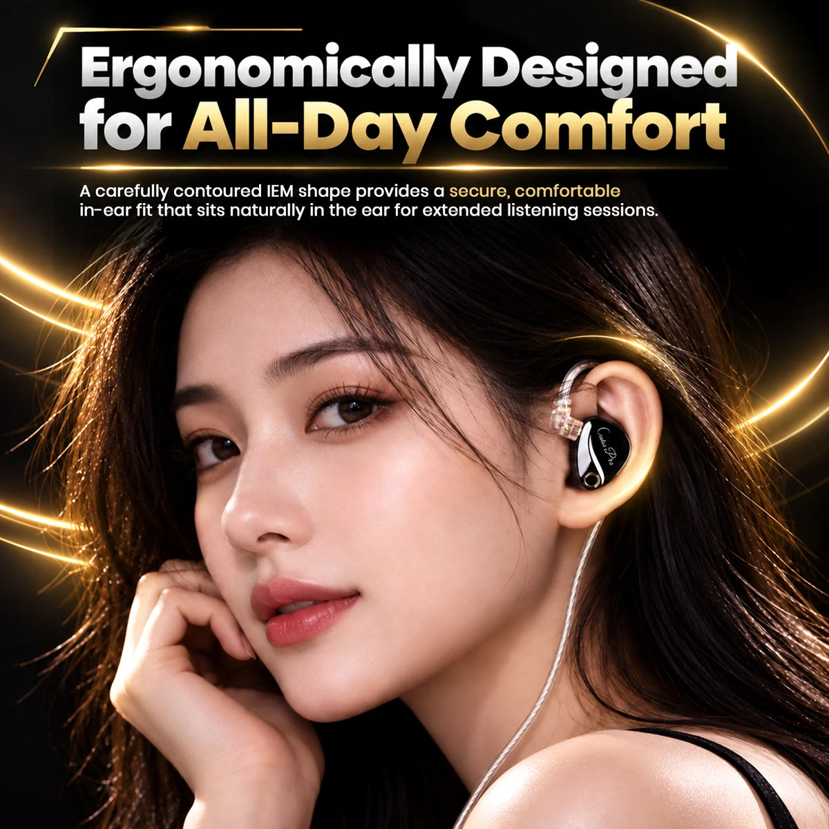 AUDIOCULAR x KZ Castor Pro Dual Driver IEM With Mic