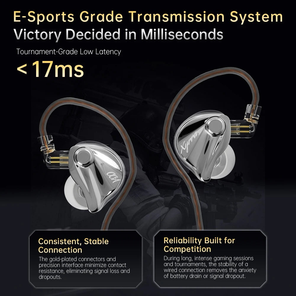 CCA Xyraa 1DD & 1BA Gaming IEM With Mic