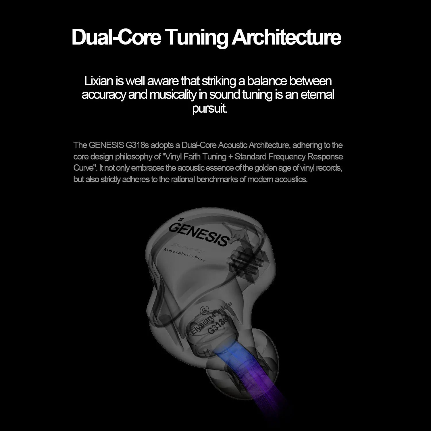 EarAcoustic GENESIS G318 Series IEM