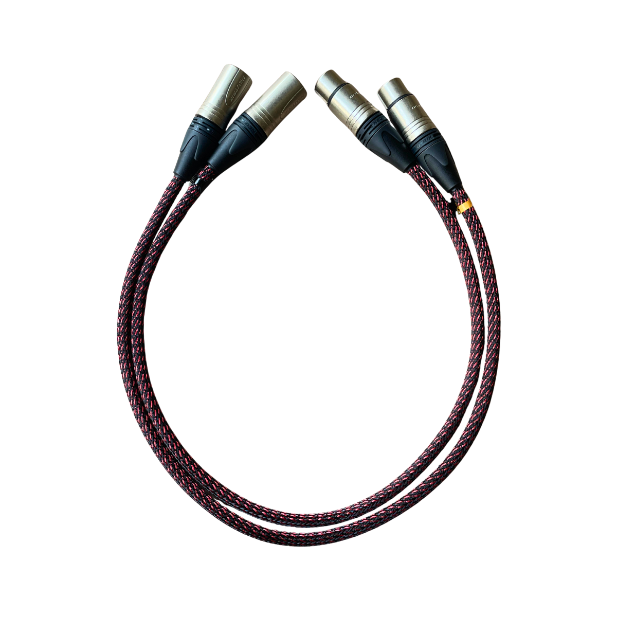 EarAudio Premium 3 Pin XLR Male To 3 Pin XLR Female Interconnects Cable