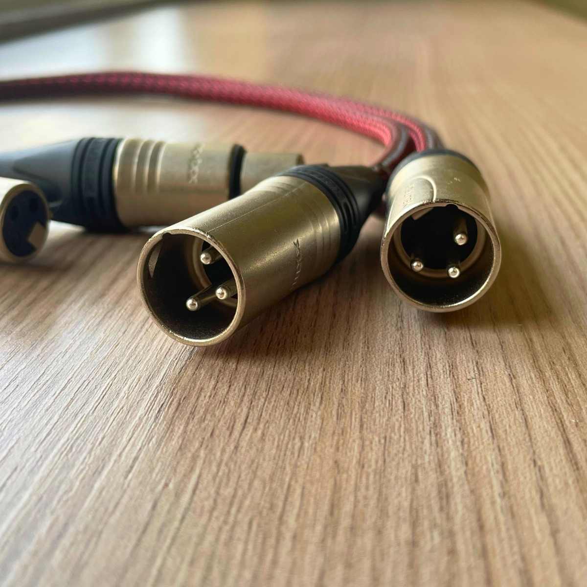 EarAudio Premium 3 Pin XLR Male To 3 Pin XLR Female Interconnects Cable