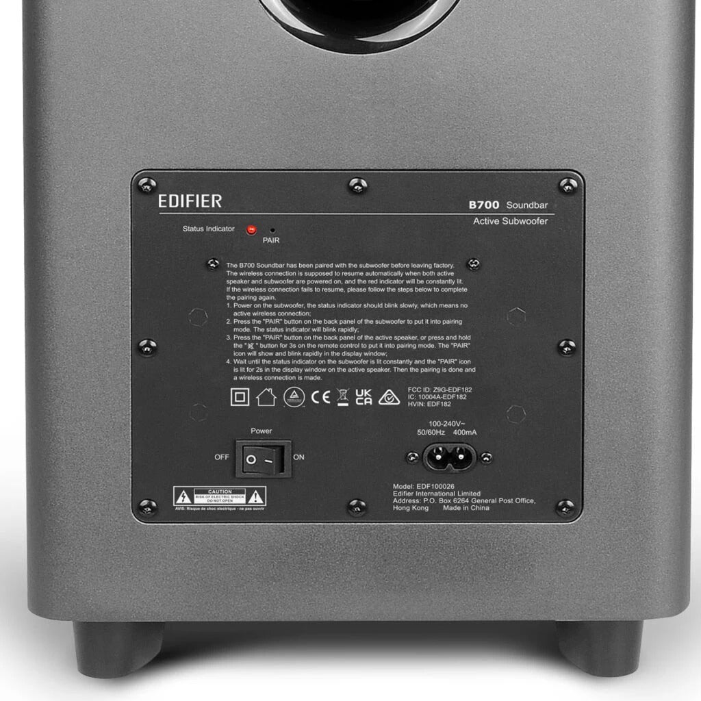 Edifier B700 Dolby Atmos Soundbar System With Wireless Subwoofer - The Audio Store