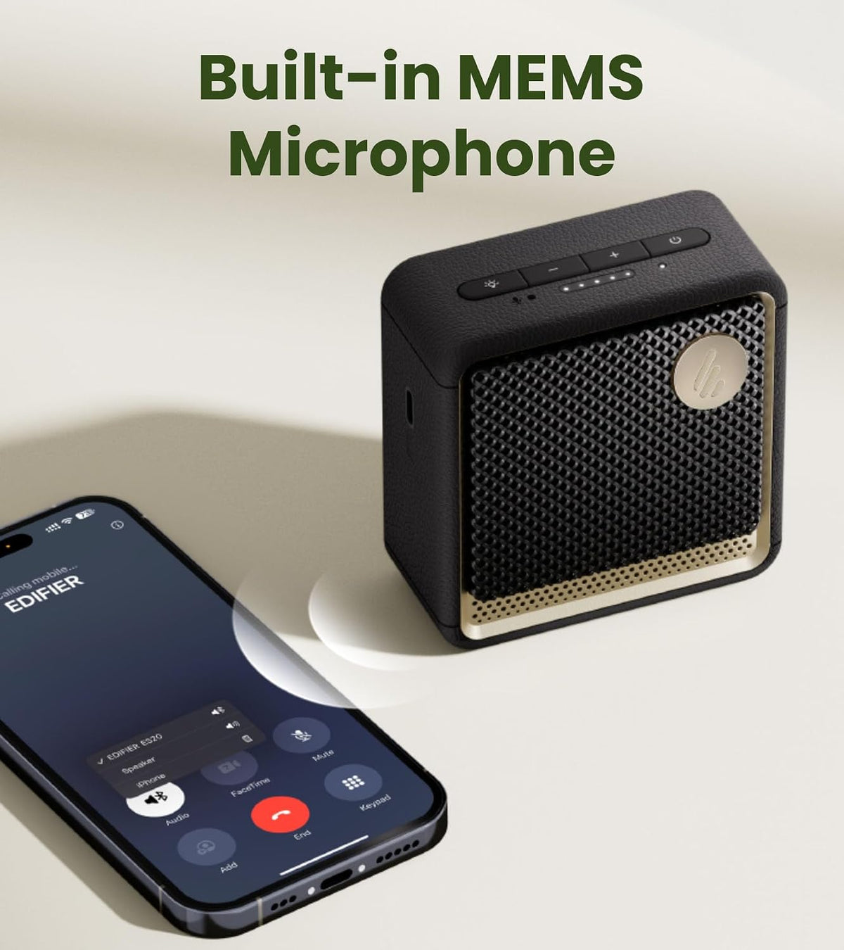 Edifier ES20 Portable Bluetooth Speaker with IP67 Waterproof & Ambient Lights