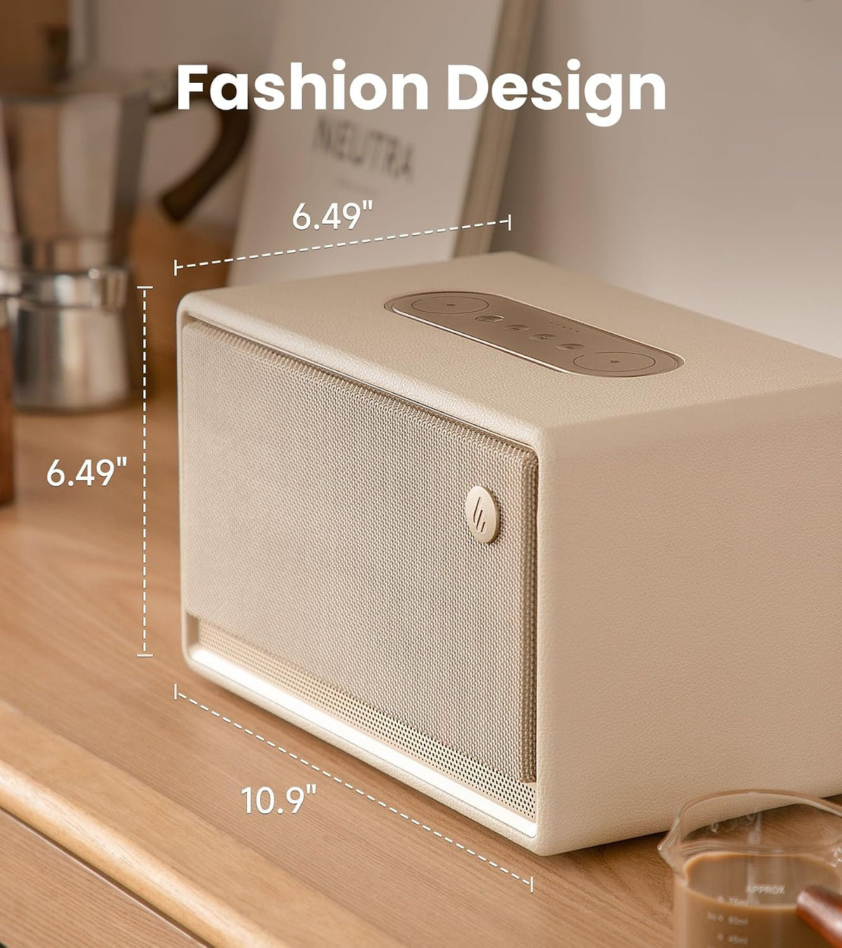 Edifier ES300 Wireless Tabletop Speaker with AirPlay 2, Hi-Res Audio & Ambient Lights
