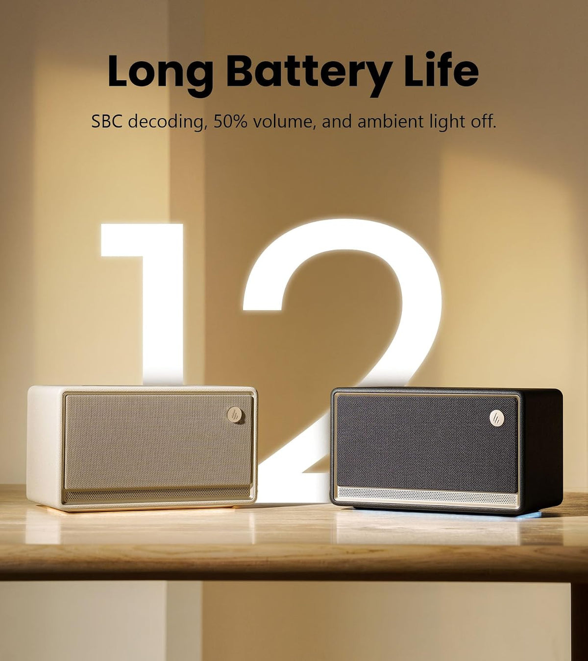 Edifier ES300 Wireless Tabletop Speaker with AirPlay 2, Hi-Res Audio & Ambient Lights