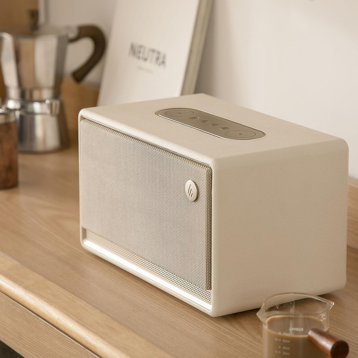 Edifier ES300 Wireless Tabletop Speaker with AirPlay 2, Hi-Res Audio & Ambient Lights