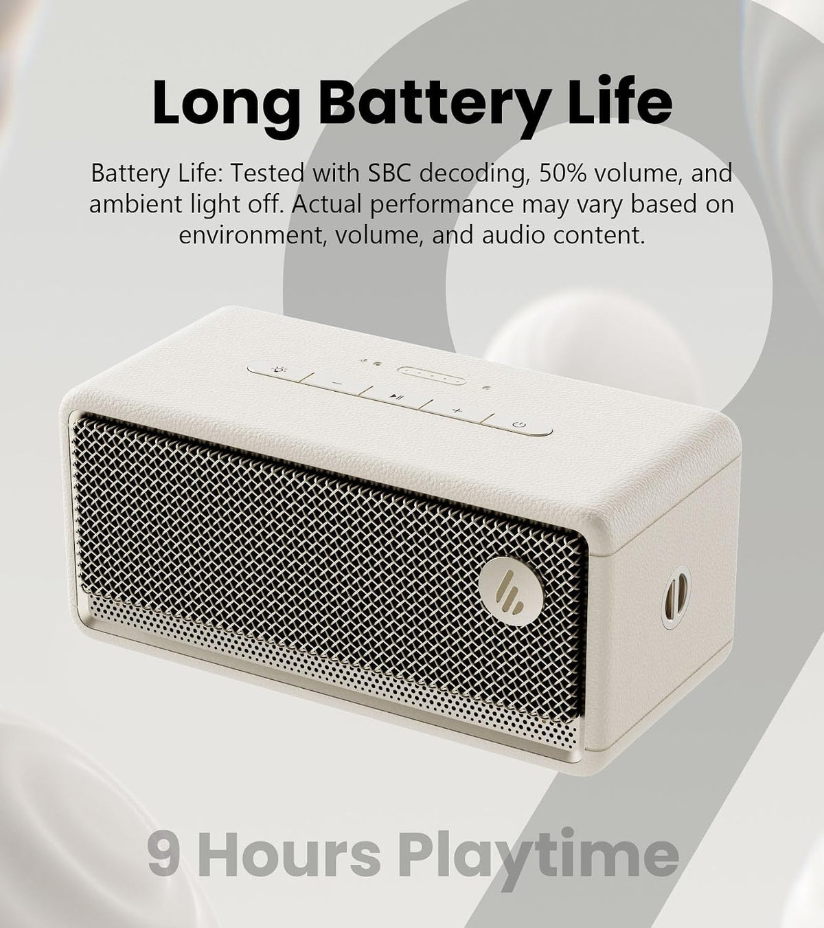 Edifier ES60 Portable Bluetooth Speaker with IP66 Waterproof & Ambient Lights