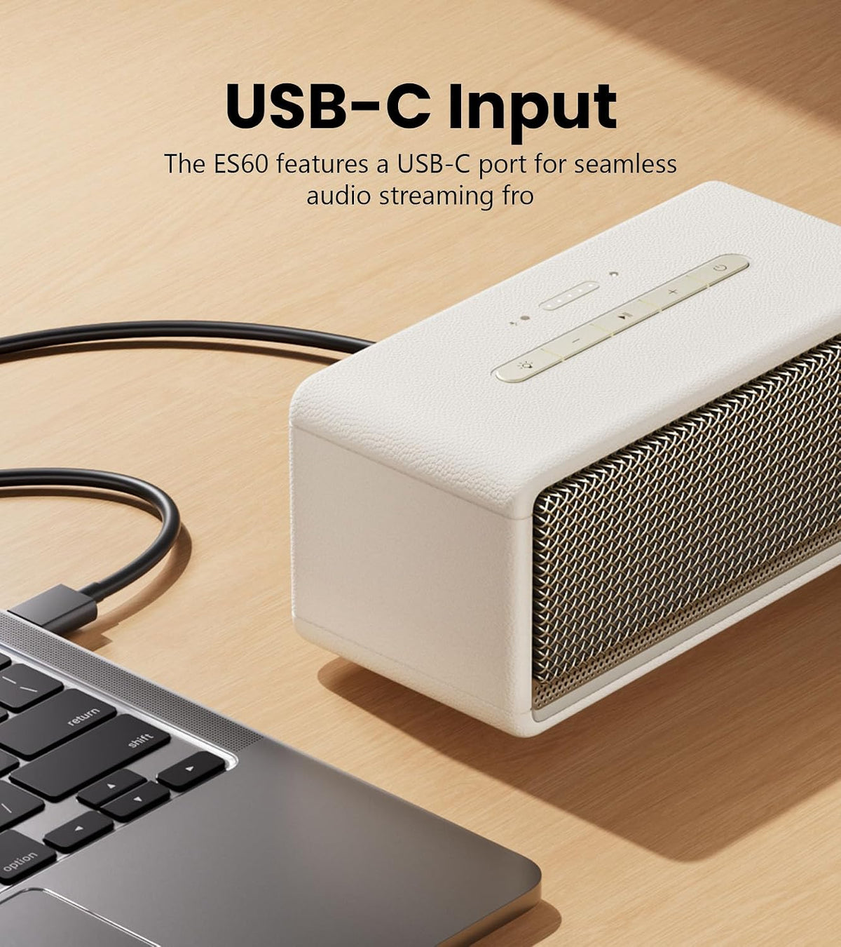 Edifier ES60 Portable Bluetooth Speaker with IP66 Waterproof & Ambient Lights