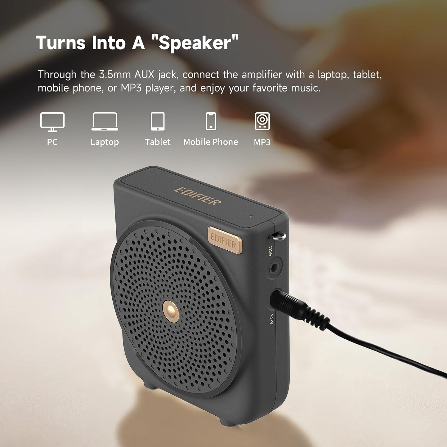 Edifier MF3 Portable Voice Amplifier - The Audio Store