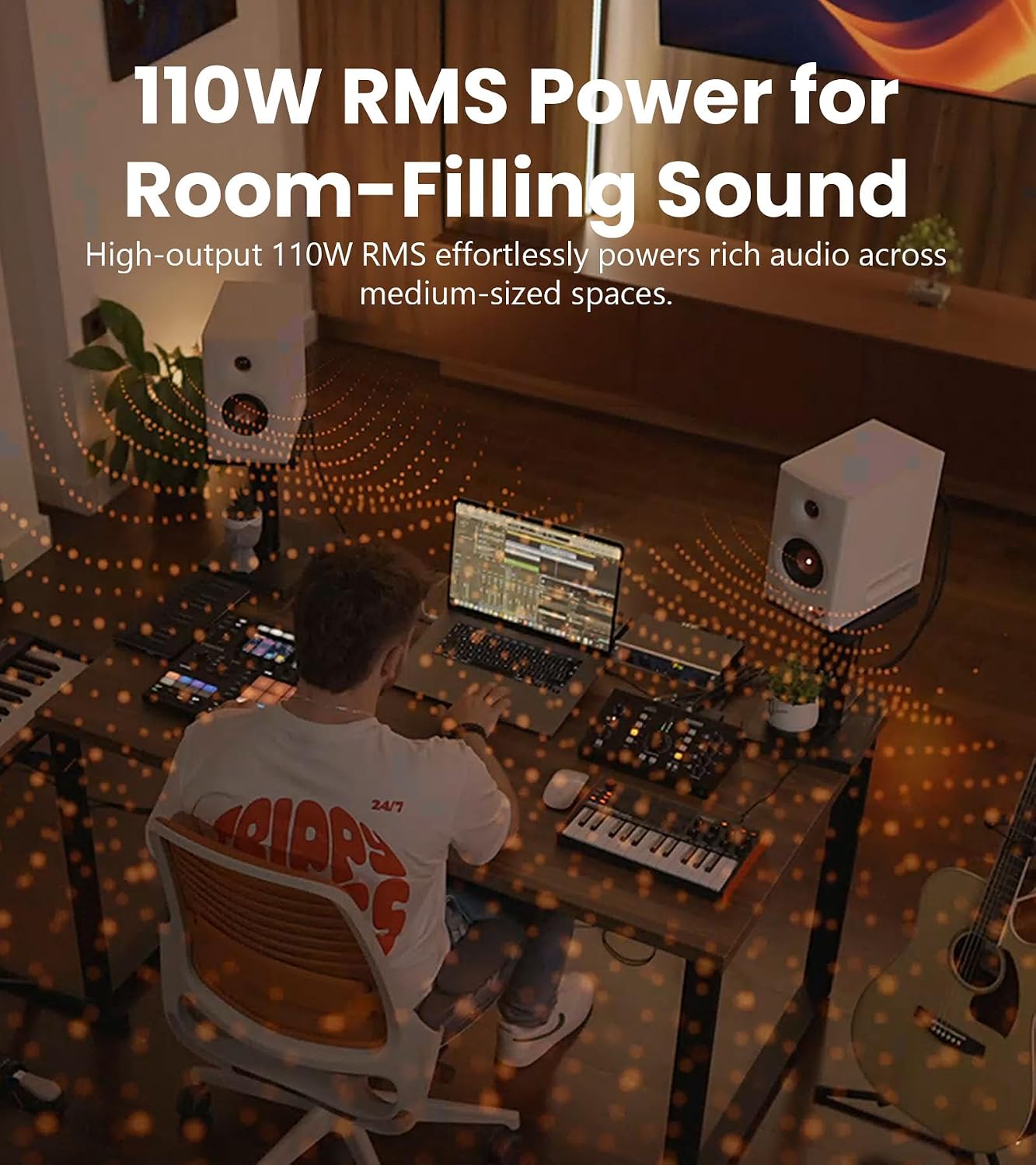 Edifier MR5 Tri-amped Powered Studio Monitor Speakers