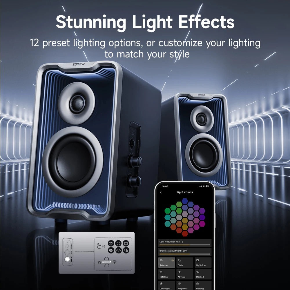 Edifier QR30 2.0 Desktop Active Speaker With Dynamic Light Effects
