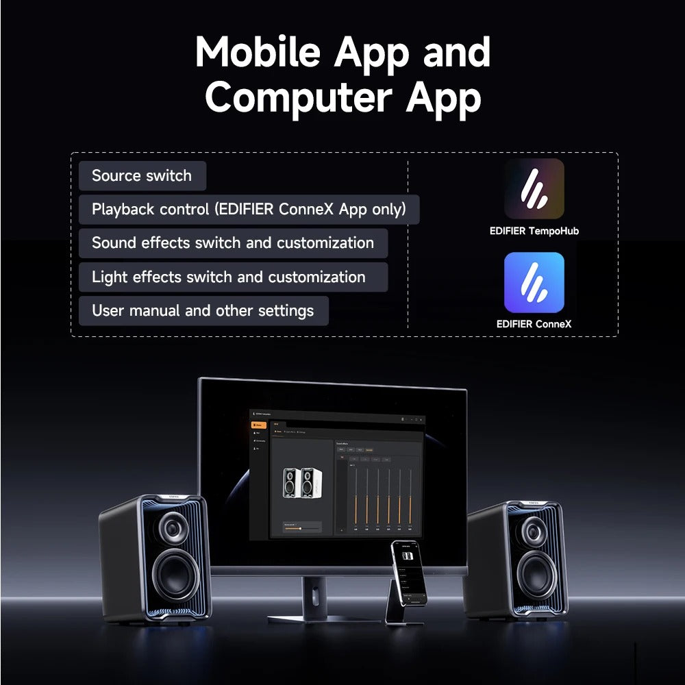 Edifier QR30 2.0 Desktop Active Speaker With Dynamic Light Effects