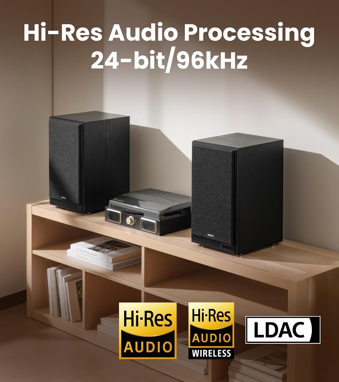 Edifier R2750DB MKII 144W 3-Way Powered Bookshelf Speakers