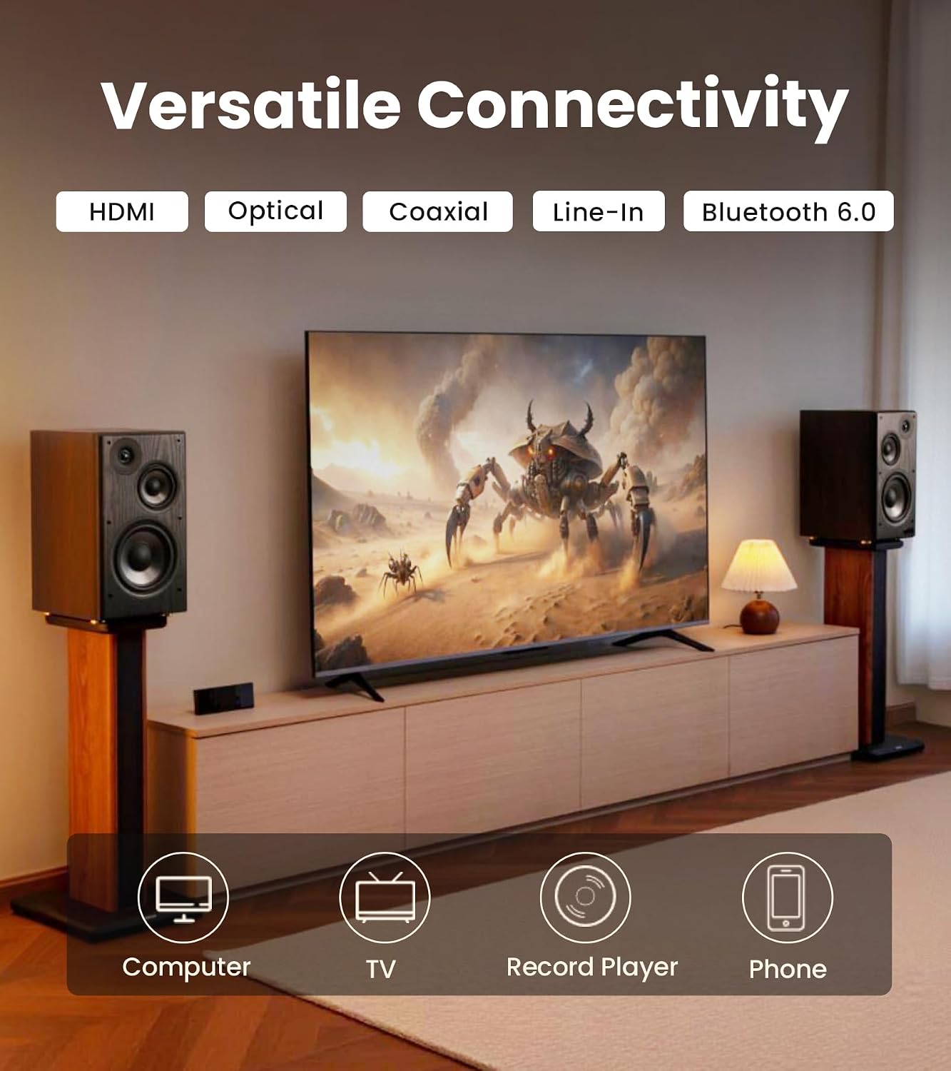 Edifier R2750DB MKII 144W 3-Way Powered Bookshelf Speakers