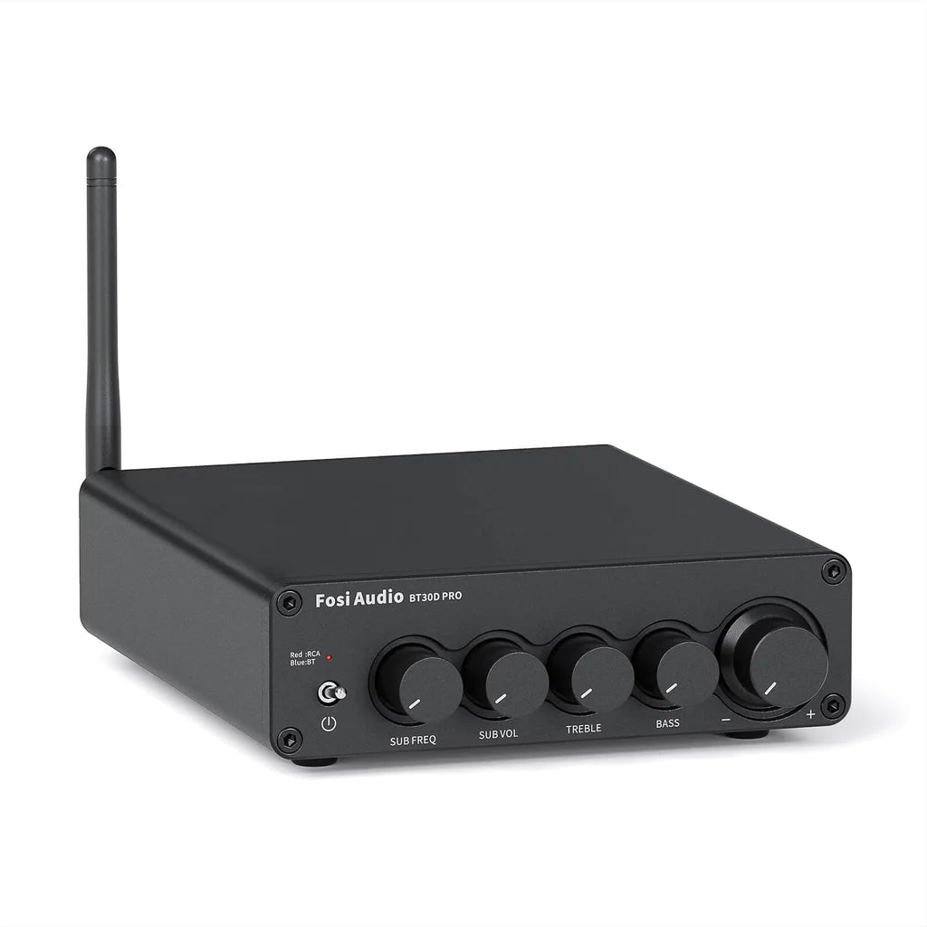 Fosi Audio BT30D PRO 2.1-Channel Bluetooth Power Amplifier For Speakers & Subwoofers - The Audio Store