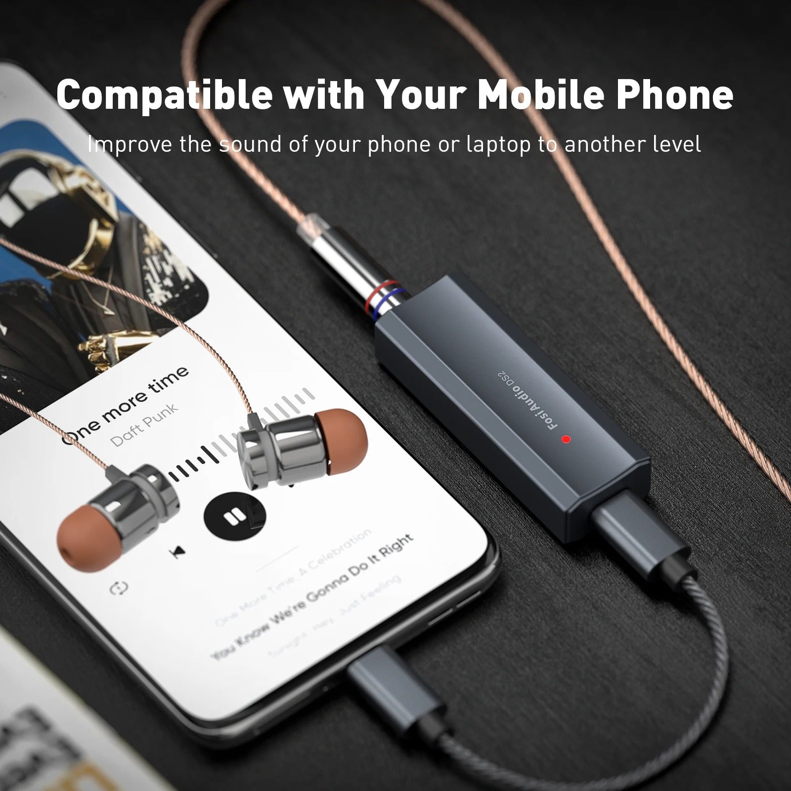 Fosi Audio DS2 2024 Portable Hi-Res DAC & Amp - The Audio Store