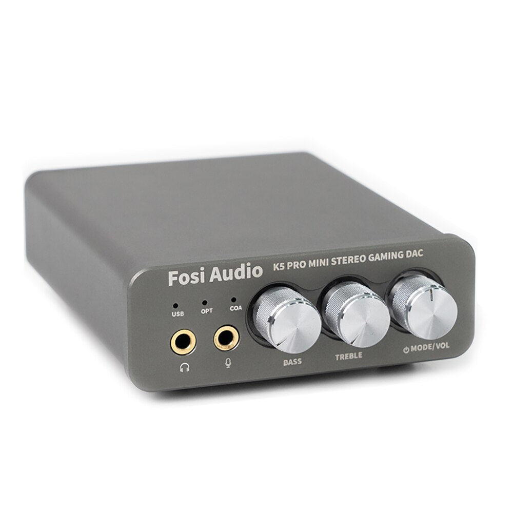 Fosi Audio K5 Pro Gaming DAC & Headphone Amplifier - The Audio Store